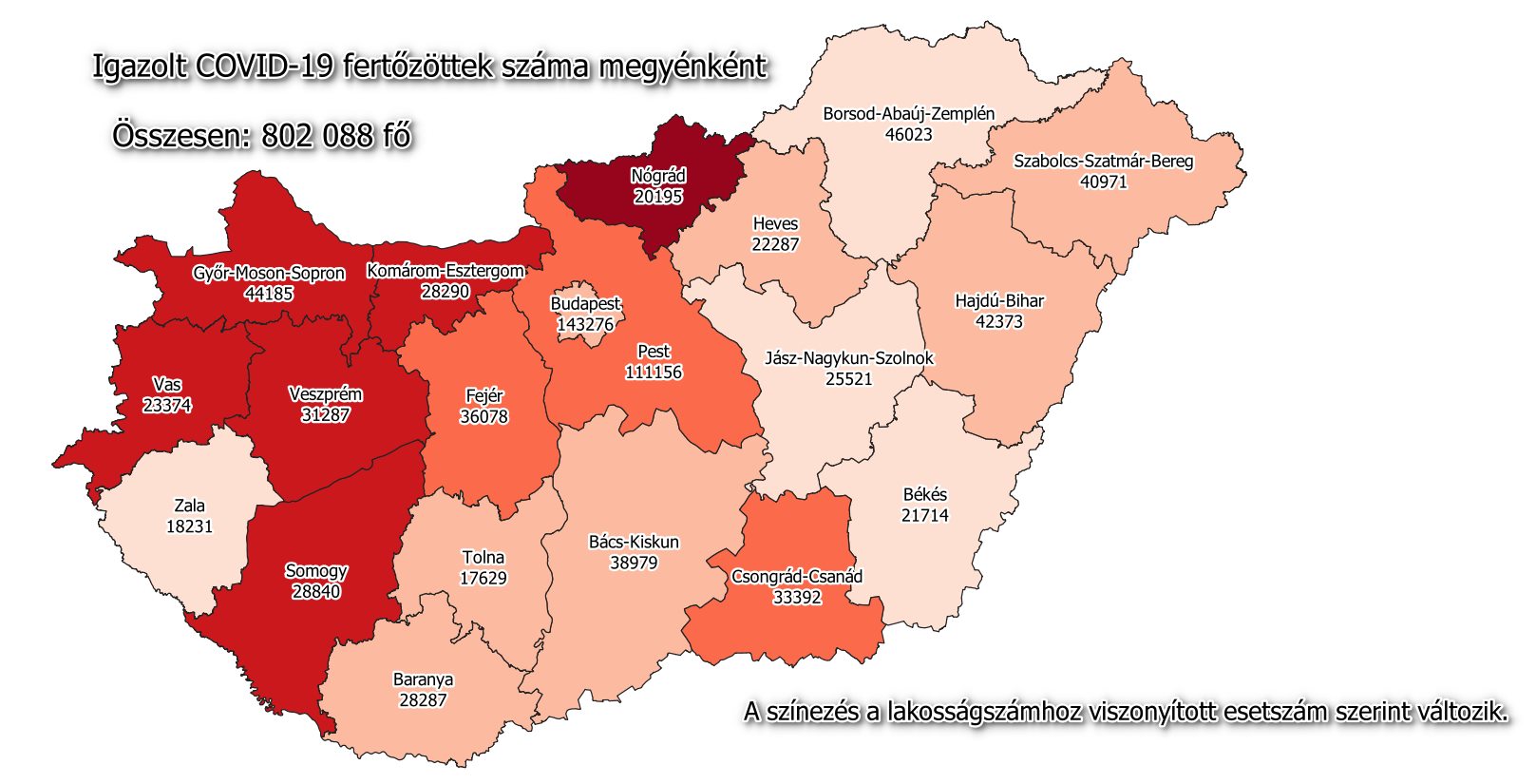 covid terkep megye 210523