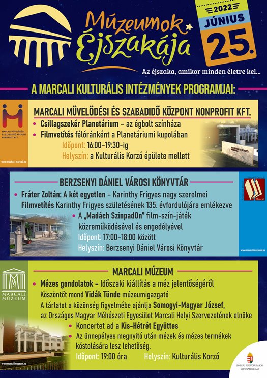 Marcali Múzeumok Éjszakája 2022 2