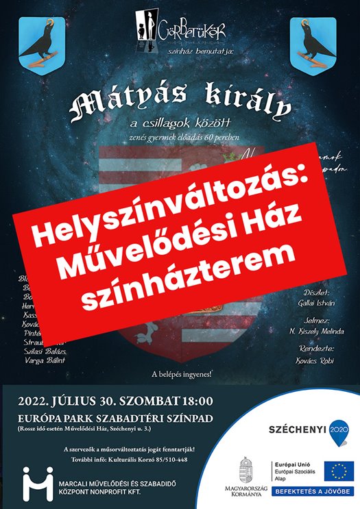 plakat matyaskiraly web helyszínvaltozas