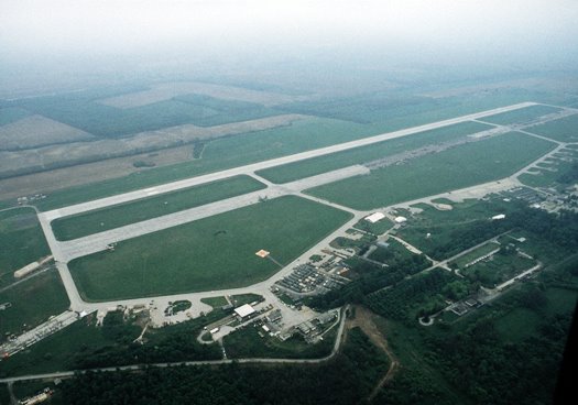 Taszar Air Base aerial view