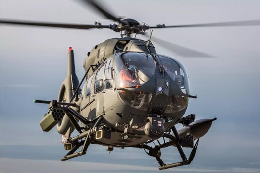 hungarian air force H145M in flight