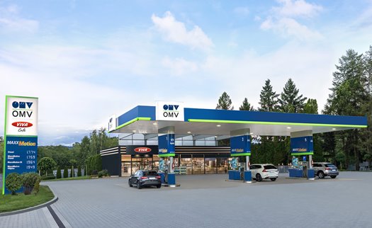 OMV töltőállomás