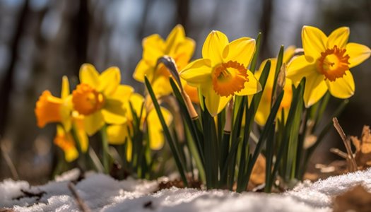 yellow flower blooms vibrant spring meadow generated by ai