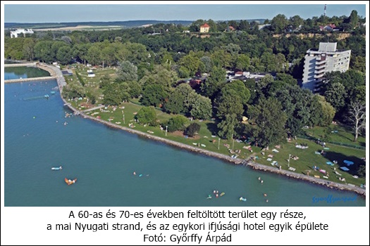 Balatonfoldvar Nyugati strand balatontipp gyorffyarpad