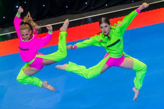 Budapest, 2024. június 12.Versenyzõk a WDA Fitness és Tánc Világbajnokságon Budapesten, a Soroksári Sportcsarnokban 2024. június 12-én.MTI/Balogh Zoltán