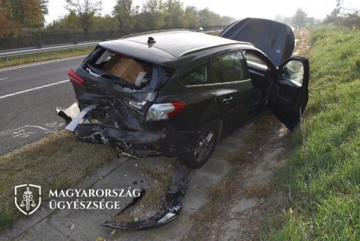 1. kep a balesetben erintett egyik auto