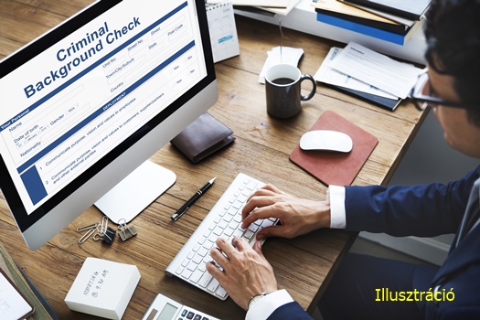 Criminal Background Check Insurance Form Concept