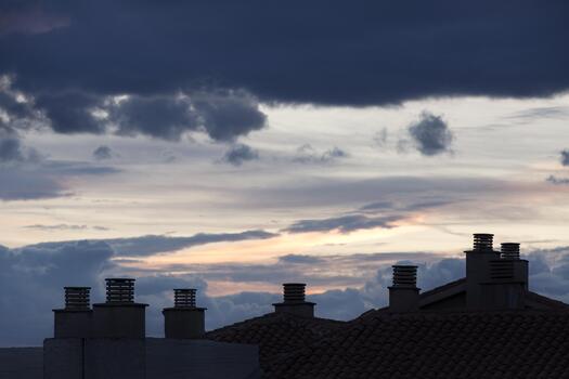 sky landscape background with clouds