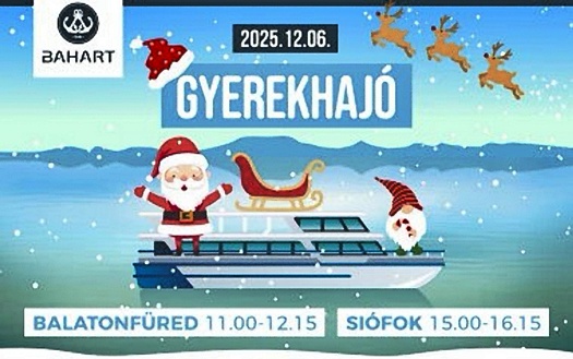 BAHART Mikulas Gyerekhajo 2025 Hinlap Hir Fured Siofok
