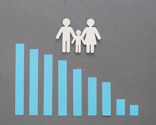 birth rate fertility concept