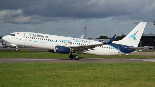 Hannover Airport Tailwind Airlines Boeing 737 8Z9WL TC TLJ DSC03319