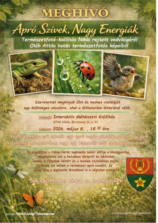 Meghívó kiállításra 2026.05.08