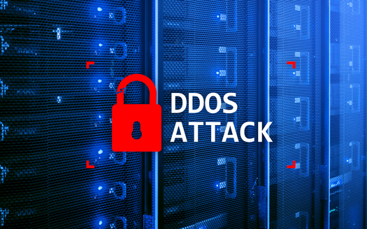 ddos attack cyber protection virus detect internet technology concept